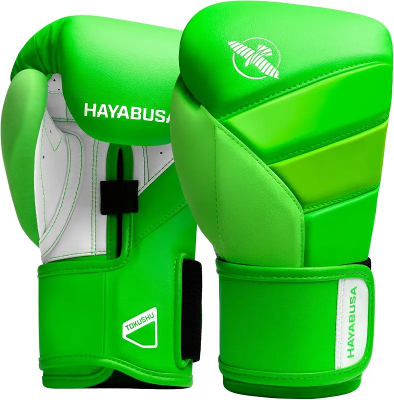 xxzcs-Hayabusa Unisex Boxing Gloves — Dual-X Hook & Loop Closure, Splinted Wrist Support, 5-Layer Foam Knuckle Padding